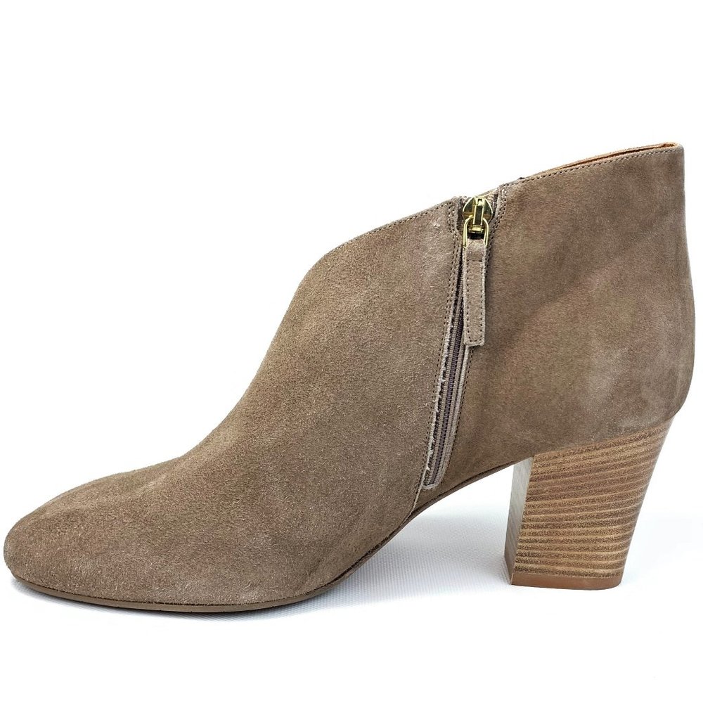 Aquatalia Emiliana Surplice Suede Ankle Booties - Picture 8 of 12